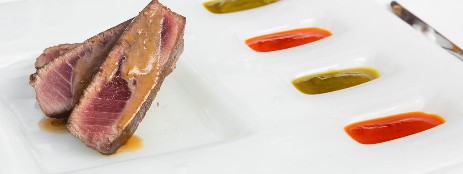 Dal 1999 Tagliata di Tonno con Marmellata di Peperoni